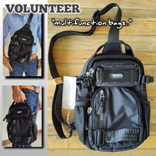 VOLUNTEER BAGS รุ่น 1700-02 กระเป๋าสะพายเฉียง 8.3"x12.2" กระเป๋าคาดอก กระเป๋าคาดเอว