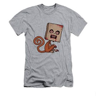Psycho Sack Monkey T-Shirt เสื้อยืดเข้ารูป เสื้อยืดแฟชั่น เสื้อคู่รัก