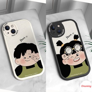 เคสสำหรับ VIVO Y16 Y22 Y22S T1 Y55 Y75 Y33S Y21S Y21A Y21 Y33T Y21T Y53S Y51 Y51A Y31 Y20 Y20i Y12S Y12A Y20s G Y15S Y15A Y30 Y50 Y30i รูปไข่ Big Eye Soft เคสโทรศัพท์ Motif Cute Peace Gesture