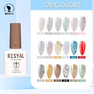 ยาทาเล็บเจล กลิตเตอร์ 7.3 มล. สีชมพู แดง เงิน เจลทาเล็บ เจลทาเล็บ DIY ทําเล็บมือ