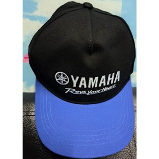 YAMAHA หมวกแก็ป ปัก โลโก้ YAMAHA Revs Your Heart หมวกแฟชั่นผู้ชายผู้หญิง