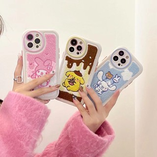 ✨ส่งเชือกเส้นเล็ก✨เคสไอโฟน 14 Pro Max 13 12 11 เคส for iPhone 14พลัส การเย็บปักถักร้อย พกง่ายๆ การป้องกันการตก Case