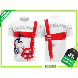 เสื้อกีฬาแขนสั้น ลายทีมชาติสหราชอาณาจักร ENGLAND Jersey 2022