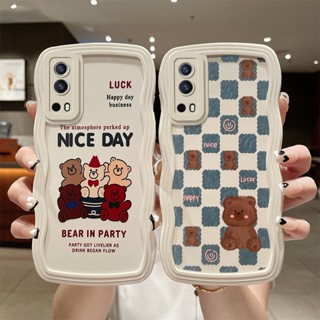 เคสโทรศัพท์มือถือ ลายการ์ตูนคลื่น สําหรับ vivo Y72 5G Y52 Y77 5G Y76 5G