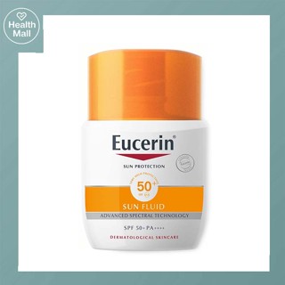 Eucerin Fluid Mattifying Face SPF 50+ 50ml ยูเซอริน ซัน ฟลูอิด แมทติฟายอิ้ง เอสพีเอฟ กันแดดสำหรับผิวหน้า