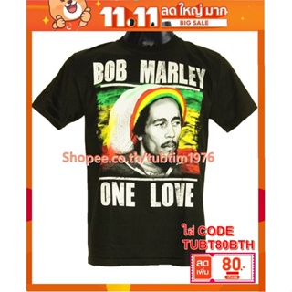 เสื้อวง Bob Marley เสื้อวงดนตรีร็อค เดธเมทัล เสื้อวินเทจ บ็อบ มาร์เลย์ TDB6040