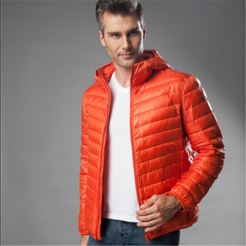 ₪Hooded Ultra Light Down Jacket Male Warm Parka 4XL 5XL 6XL Plus Size 2021 New Winter 90% Men White Duck Down Coat #150k #2
