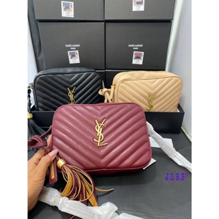 กระเป๋า กระเป๋าสะพายข้าง ขนาด 9.5 นิ้ว ysl crossbodybag ยิปแชง กระเป๋าสะพายไหล่