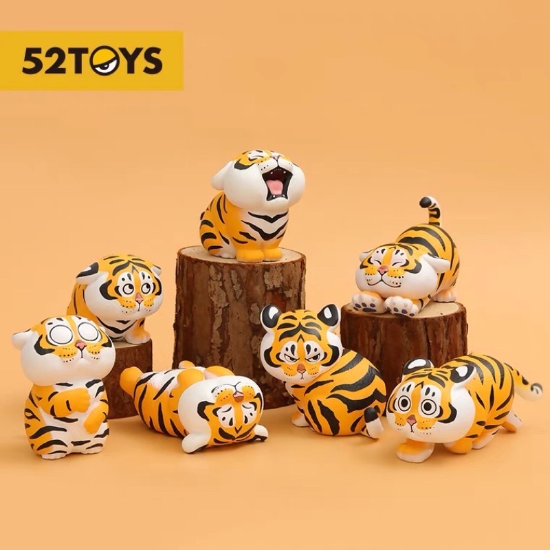 พร้อมส่ง* น้องเสืออ้วนหน้ามุ้ย ลิขสิทธ์แท้ Panghu Fat Tiger Xiaohu Daily series 🐯Bu2ma 52TOYS