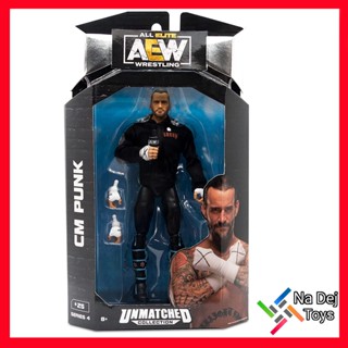 Jazwares AEW Unrivaled Collection Series 4 CM Punk 6"Figure มวยปล้ำ อันไรวัล คอเลคชั่น ซีเอ็ม พังค์ ขนาด 6 นิ้ว ฟิกเกอร์