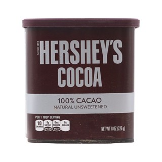 เฮอร์ชี่ส์โกโก้ผง 100% สูตรธรรมชาติไม่หวาน ขนาด 226 กรัม Hersheys Cocoa 100% Unsweetened 226g.