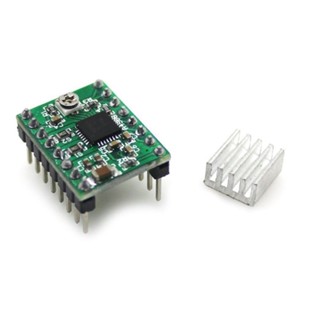 Green A4988 StepStick Stepper Motor Driver Module+Heat Sink 3D Printer