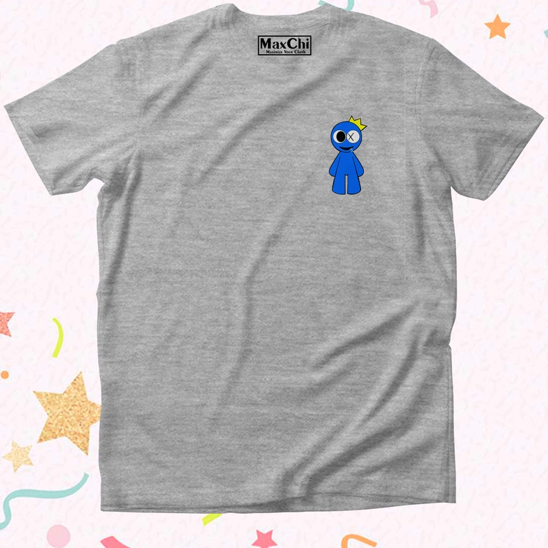[MaxChi] เสื้อยืดเด็ก Rainbow Friends Blue Guy Family