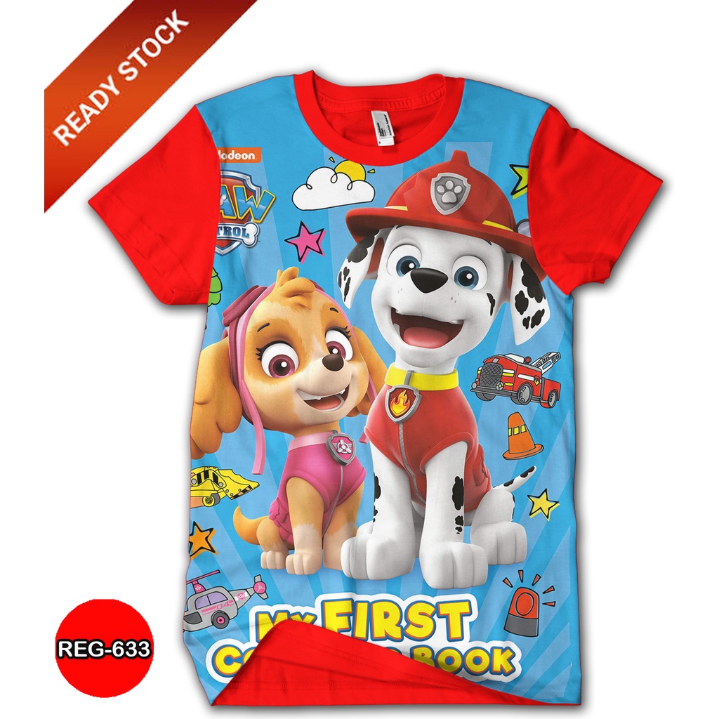 PAW Patrol Mighty Pups Clothes เสื้อผ้าเด็กและผู้ใหญ่ PAW Patrol แฟชั่นอินเทรนด์