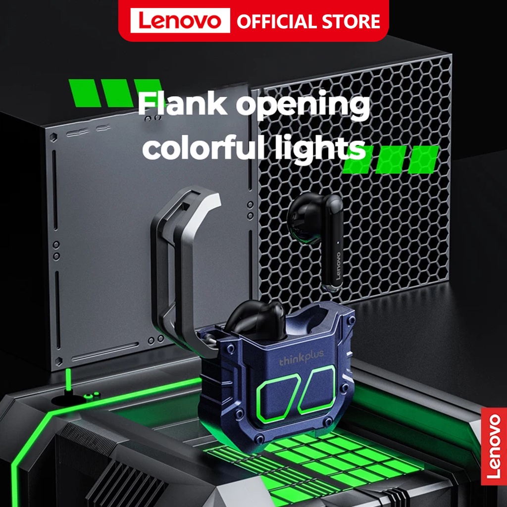 Lenovo XT81 หูฟังเกมมิ่ง Low latency TWS หูฟังไร้สาย Bluetooth 5.3 หูฟัง Earphone Gaming With Mic True Wireless Headset Handfree Earbuds Audio