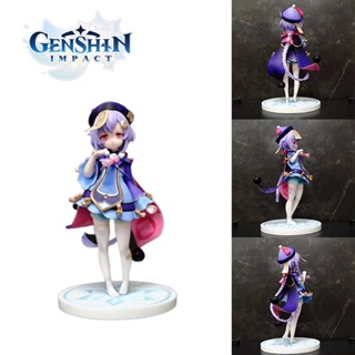 6.69in Genshin Impact Qiqi Standing Figure Collectible Model Ornament Kids Xmas Gift