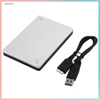 ฮาร์ดดิสก์ไดรฟ์ภายนอก HDD Seagate 2.5 นิ้ว 1TB แบบพกพา สีเงิน สําหรับเดสก์ท็อป แล็ปท็อป