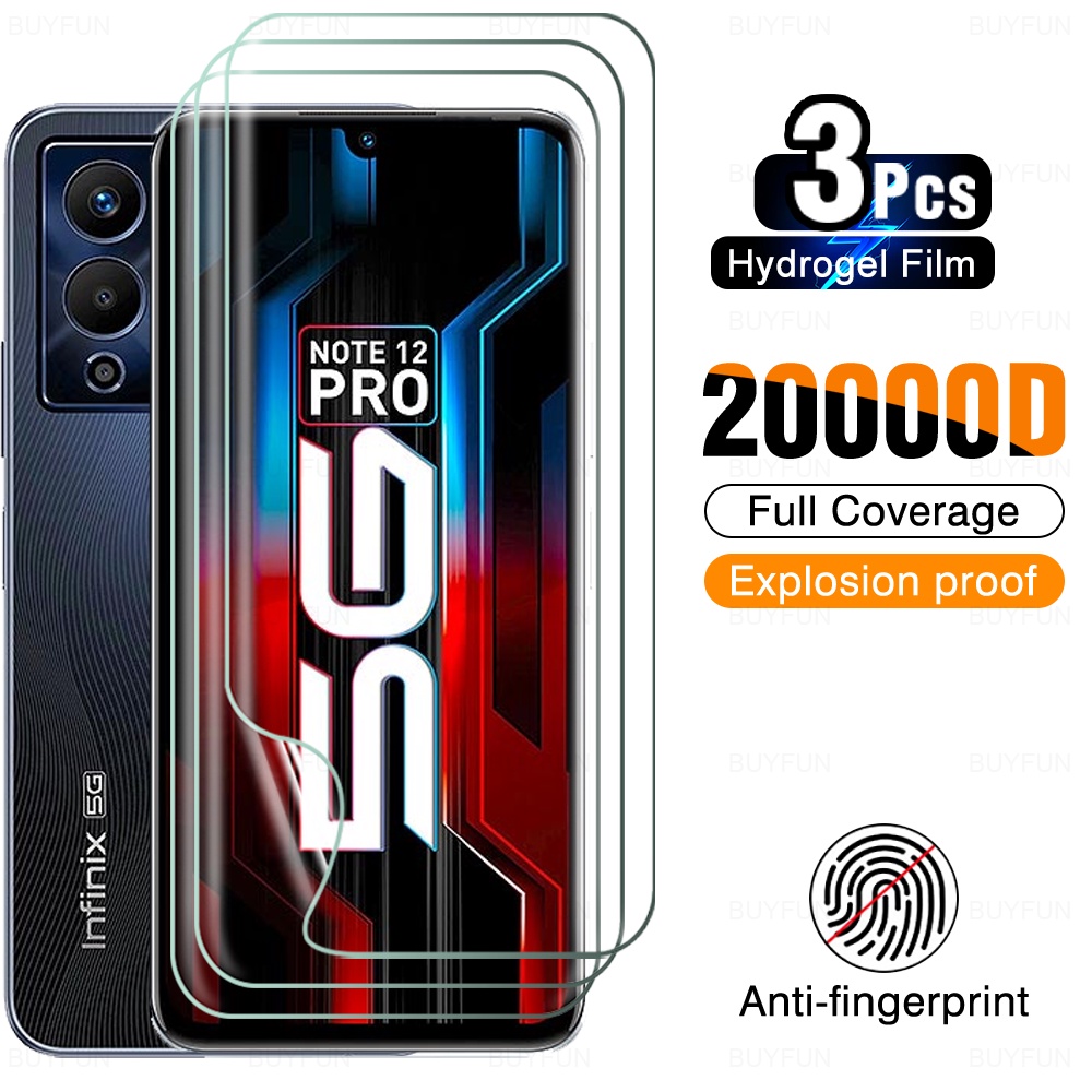 ฟิล์มไฮโดรเจลกันรอยหน้าจอ สําหรับ Infinix Note 12 Pro 5G Note12 G96 VIP 11 G88 12VIP 12G96 12G88 11G