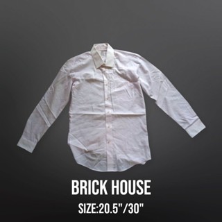 เสื้อเชิ้ตBrick houseแท้ เสื้อเชิ้ตทำงาน เสื้อเชิ้ตมือสอง