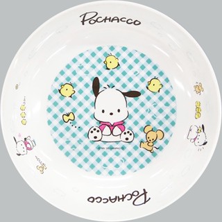 ถ้วยเมลามีน Pochacco (Limited) ลายสีฟ้าขาว ขนาดสูง 6 ซม. เส้นผ่านศูนย์กลาง 20 ซม.