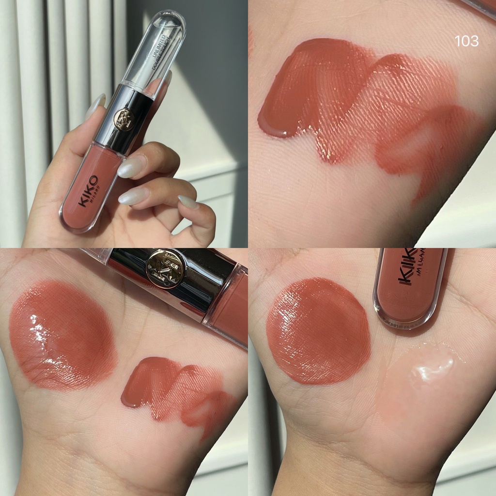 Kiko รุ่น Unlimited Double Touch สี 103 Natural rose