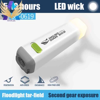 ไฟฉาย LED ที่มีประสิทธิภาพ 3 โหมด Power Bank สําหรับตั้งแคมป์ฉุกเฉิน