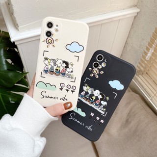 Sunflower Snoopy เคสไอโฟน iPhone 11 8 Plus case X Xr Xs Max Se 2020 cover เคส iPhone 13 12 pro max 7 Plus 14 pro max