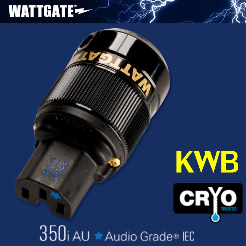 ของแท้ศูนย์ไทย WATTGATE 350i AU Classic Series Audio Grade IEC POWER CONNECTOR Black Color / ร้าน All Cable