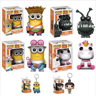 ตุ๊กตา ฟิกเกอร์ Despicable Me Minions Funko POP ของเล่นสําหรับเด็ก