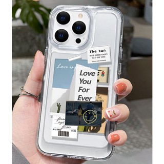 เคสโทรศัพท์ซิลิโคน TPU ใส แบบนิ่ม กันกระแทก สําหรับ IPhone 13 14 12 11 Pro XS MAX 6S 7 8 Plus X XR