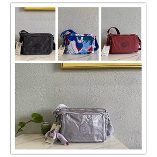 Kipling กระเป๋าสะพายไหล่ลําลอง มีซิปสี่ซิป ขนาดเล็ก สไตล์คลาสสิค สําหรับสตรี ทุกเพศ ทุกวัย k12969