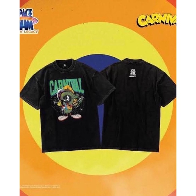 CARNIVAL X SPACE JAM MARVIN THE MARTIAN T-SHIRT BLACK