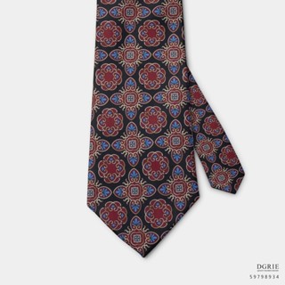 Premium Geen Flower Red Necktie-เนคไทสีเขียวพรีเมี่ยมดอกไม้จีน