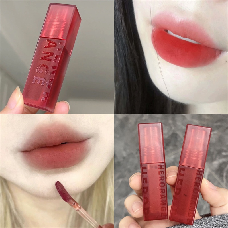 ของเธอorange® Matte Velvety Lip Mud Hazy Reveals Waterproof Lip Beauty 2.5g