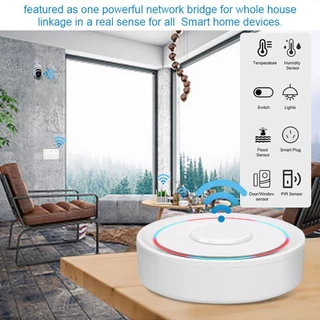 Tuya เกตเวย์ Zigbee Gateway (รุ่นต่อ LAN หรือ Wi-Fi) สำหรับเชื่อมอุปกรณ์และเซ็นเซอร์ Zigbee