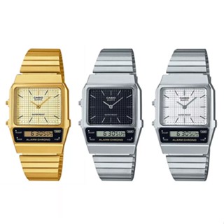 Casio Standard นาฬิกาข้อมือ สายสเตนเลสสตีล รุ่น AQ-800,AQ-800E,AQ-800EG,AQ-800E-1A,AQ-800E-7A,AQ-800EG-9A