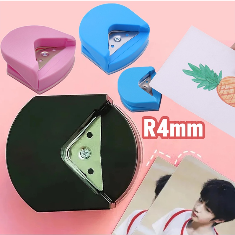 COD ที่ตัดมุมกระดาษ ขนาด R4mm เครื่องตัดมุมนามบัตร ที่ตัดสติ๊กเกอร์ เครื่องตัดมุม Corner Punch