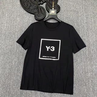 เสื้อยืดโอเวอร์ไซส์เสื้อยืดแขนสั้นลําลอง ทรงหลวม พิมพ์ลายหิน ADDS Y-3 Yohji Yamamoto y3 แฟชั่นฤดูร้อน สําหรับผู้ชาย และผ