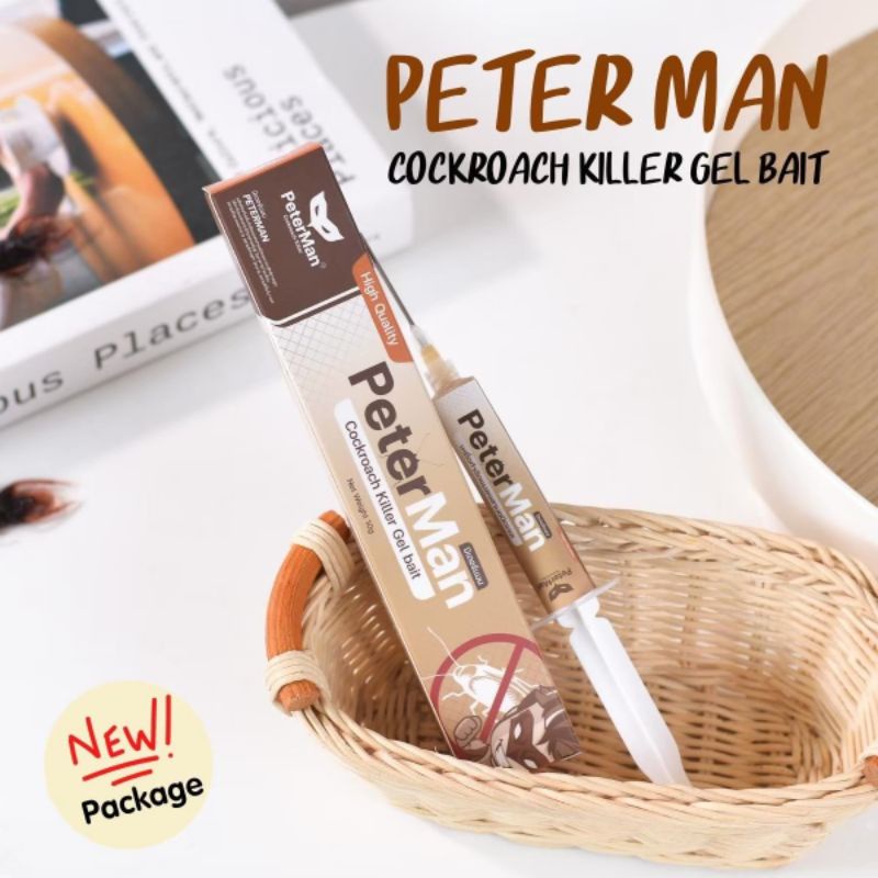 เจลกำจัดแมลงสาบ Peterman ผลิตภัณฑ์กำจัดแมลงสาบ เหยื่อแมลงสาบ กำจัดได้ทุกสายพันธุ์ ปริมาณ 10 กรัม