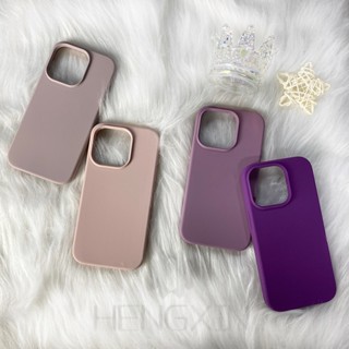 เคสโทรศัพท์มือถือซิลิโคน สีม่วง สําหรับ iPhone 12 11 Promax 13 Pro max 14 Plus 14 Promax