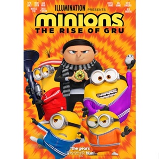 DVD หนังการ์ตูน เสียงไทยมาสเตอร์ Minions The Rise of Gru มินเนี่ยน 2