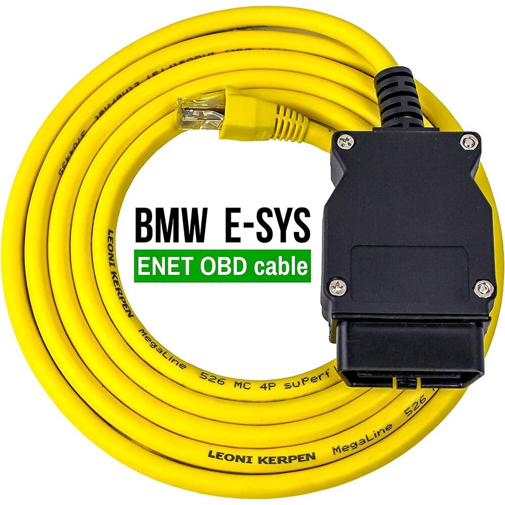 สาย ENET OBD สําหรับ BMW ICOM E-SYS ISTA Bootmod3 Bimmercode OBD2 Coding F-Series