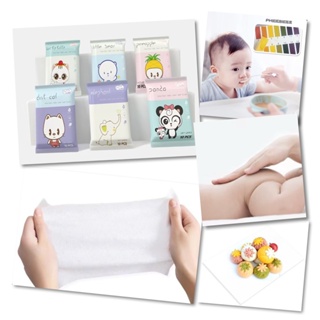 🍐 ทิชชู่เปียก ทำความสะอาด กระดาษทิชชู่เปียก ทิชชูเปียก กระดาษเปียก Baby Wipes ผ้านุ่มชุ่มชื่น 🍐