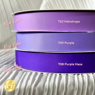 Missribbinริบบิ้นกรอสเกรน (สี1/2) เนื้อหนา คุณภาพดี 10มม ม้วน50หลา