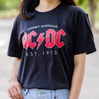 ACDC-Inspired T-Shirt in BlackWhite for Men and Women