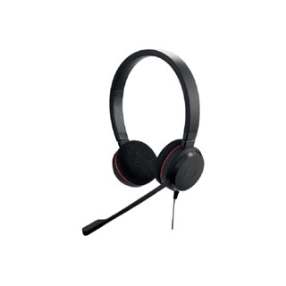 Jabra EVOLVE 20 Headset USB Port หูฟังคุณภาพสูงแบบ Stereo และ Mono ระบบเสียง HiFi รองรับ Microsoft teams