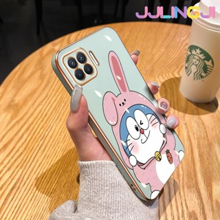 เคสโทรศัพท์มือถือ ป้องกันเลนส์กล้อง กันกระแทก ลายการ์ตูนโดราเอมอนน่ารัก หรูหรา สําหรับ OPPO A93 2020 F17 Pro Reno 4 Lite Reno 4F