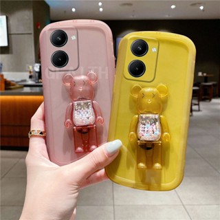 พร้อมส่ง เคสโทรศัพท์มือถือใส แบบนิ่ม ลายหมีน่ารัก ป้องกันเลนส์ สําหรับ VIVO Y27 Y36 Y78 4G 5G VIVO Y02t 2023 Y27 Y36