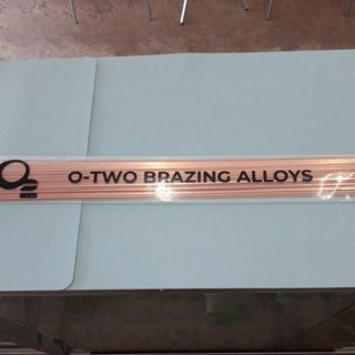 ลวดเชื่อมทองแดง50CM 1กิโลO-TWO BRAZING ALLOYS