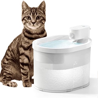 น้ำพุอัตโนมัติ ไร้สาย 	น้ำพุแมว กรอง 6 ชิ้น	Wireless Cat Fountain ขนาด 2ลิตร เพียงพอสำหรับ10วัน จับเซนเซอร์ได้ gensen